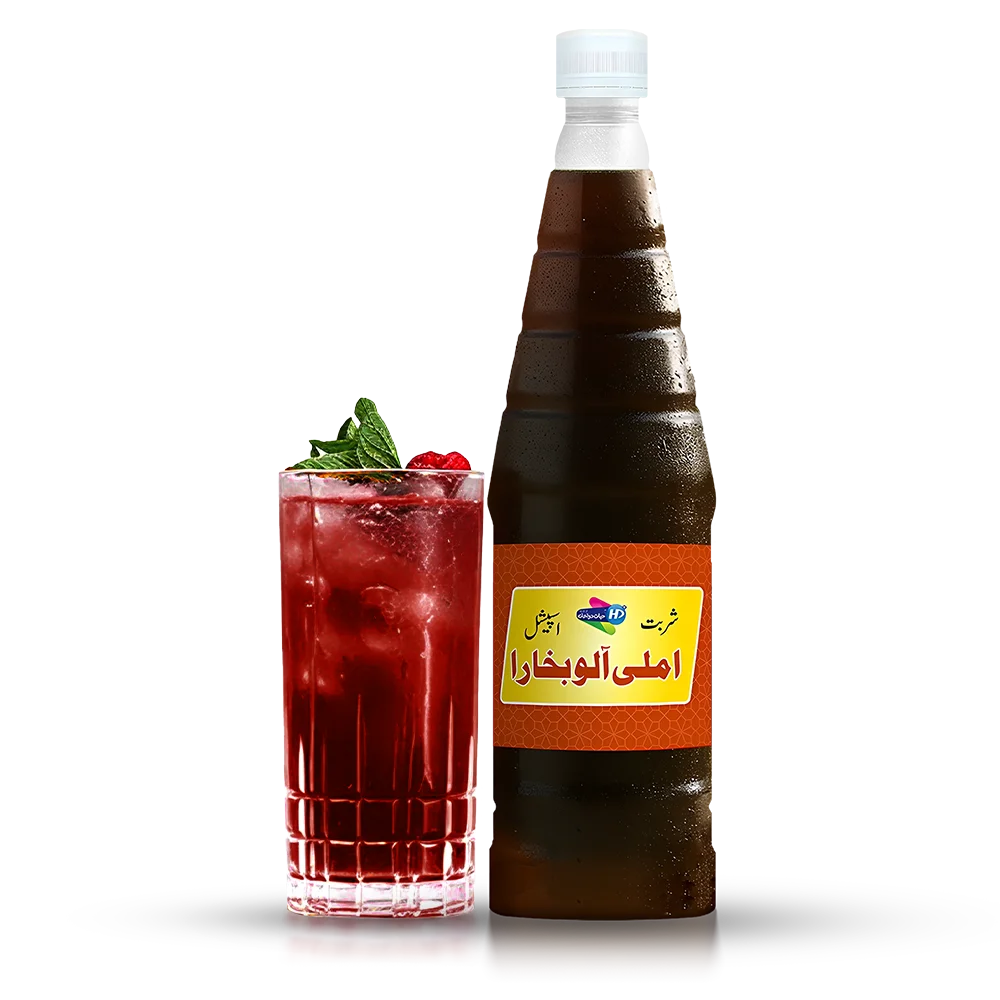 Hayat Dawakhana Imli Aalu Bukhara sharabat for cold drinks and beverages