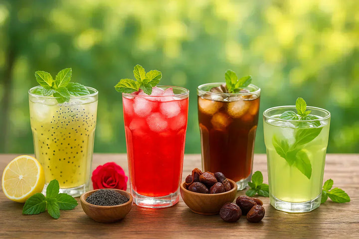 Garmi ke Mausam Mein Thandak aur Energy Barqarar Rakhnay ke Liye Behtareen Herbal Drinks