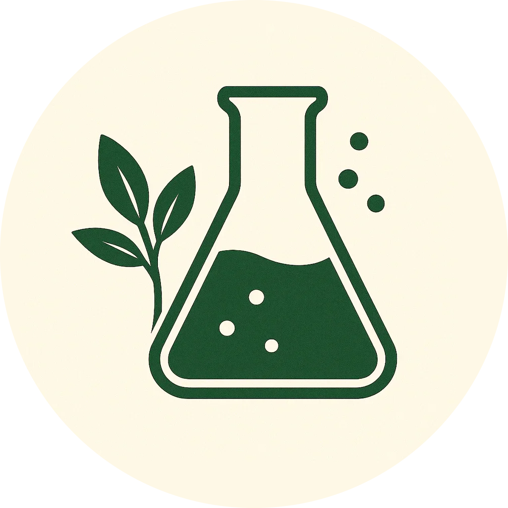 Herbal extract flask icon representing natural extracts collection.