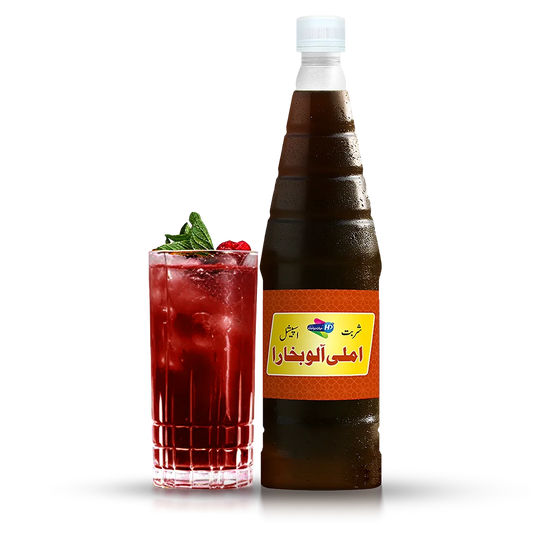 Hayat Dawakhana Imli Aalu Bukhara sharabat for cold drinks and beverages