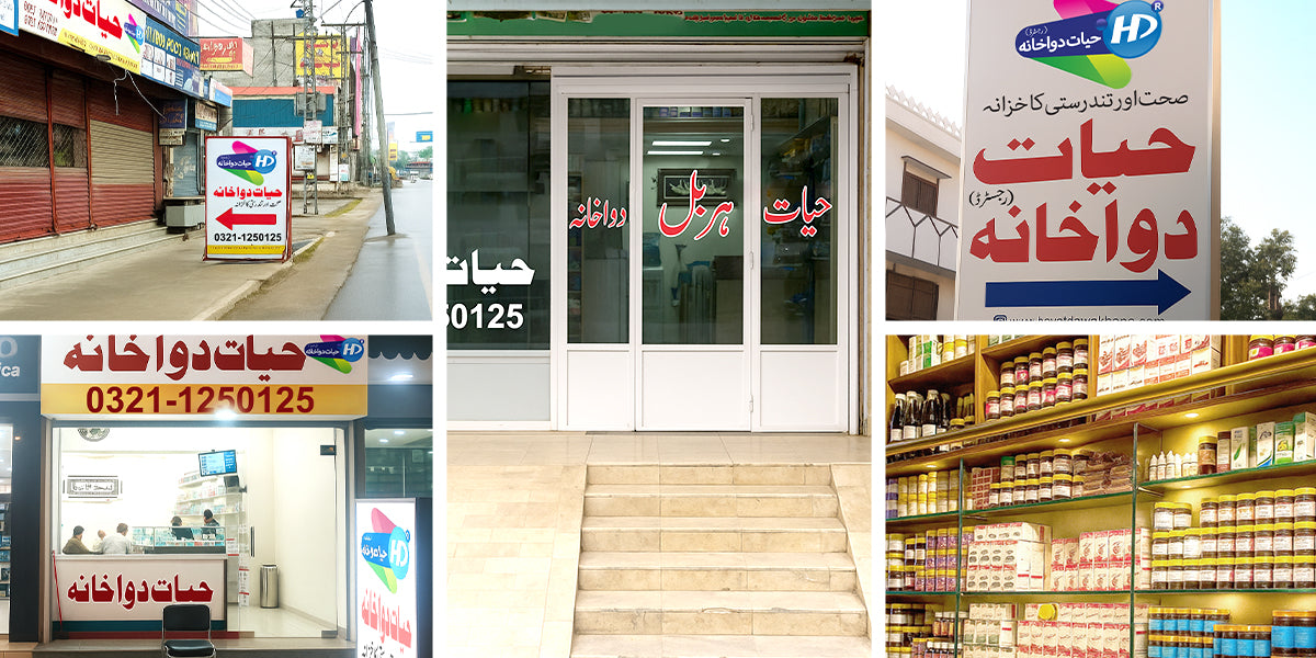 Hayat Dawakhana herbal clinic in Pakistan